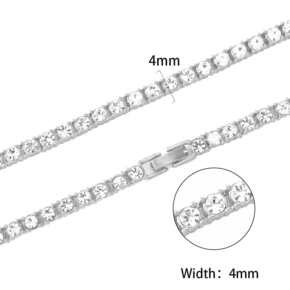 Strassstein Diamant Halskette - 13Grand